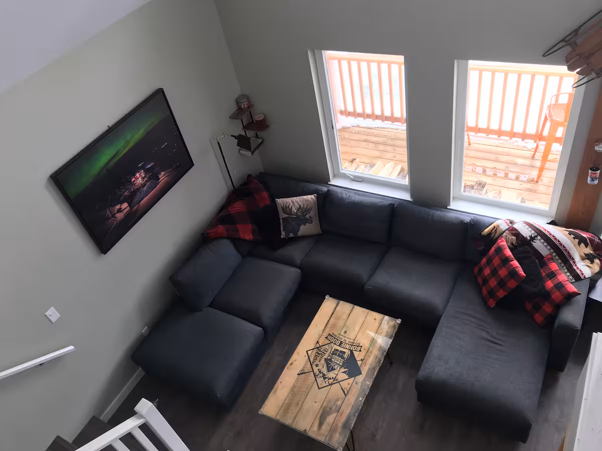 Interior detail at Bonnie Doon cabin