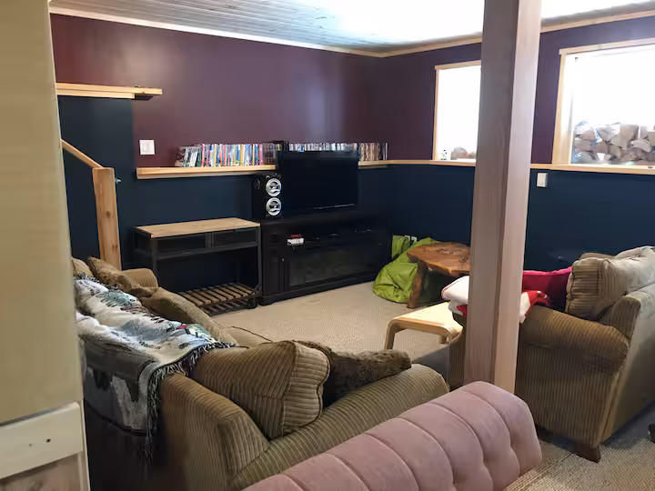 Interior at Bonnie Doon cabin