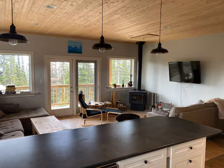 Sunrise Chalet cabin interior